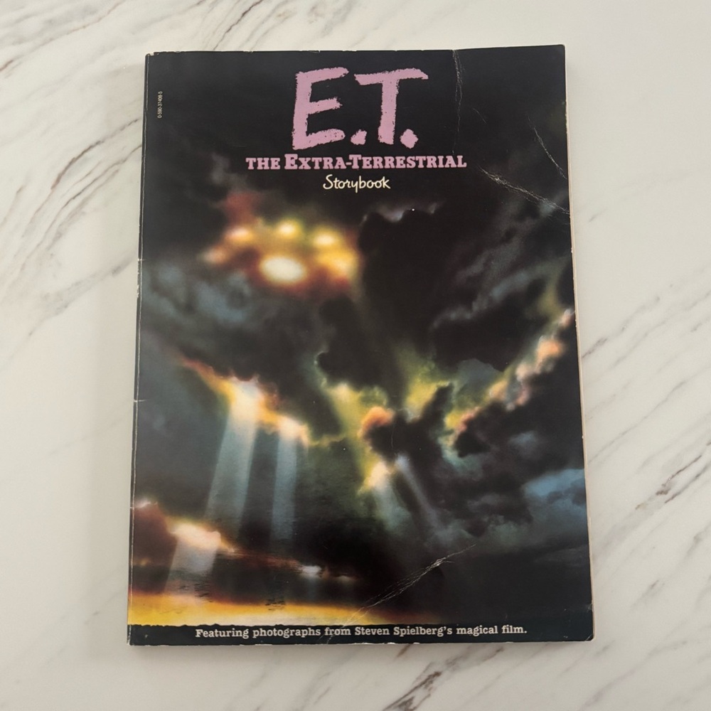 Vintage ET 1982 Storybook Softcover Book With Photos From Movie